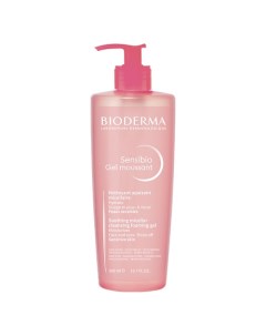 Очищающий гель для умывания для нормальной и чувствительной кожи лица Sensibio 500 Bioderma