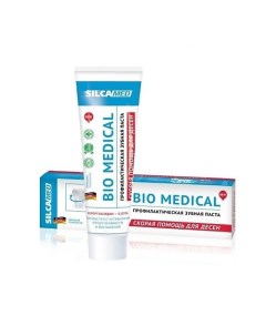 Лечебная зубная паста против кровоточивости десен и воспаления BIO MEDICAL 130 Silcamed