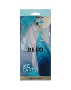 Зеркало для макияжа ICE PARTY на ручке Deco.