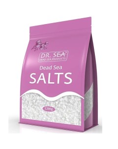 Натуральная минеральная соль Мертвого моря обогащенная экстрактом орхидеи большая упаковка Dr. sea