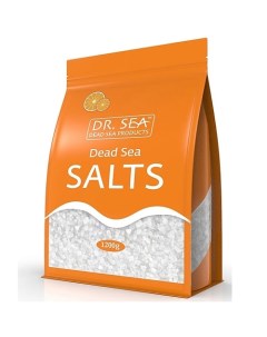 Натуральная минеральная соль Мертвого моря обогащенная экстрактом апельсина Dr. sea