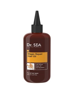 Восстанавливающее масло Magic Oil для волос с маслом зародышей пшеницы и скваленом 100 Dr. sea