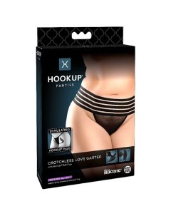Необычные трусики Hookup Panties Crotchless Love Garter Fits Size XL XXL Pipedream