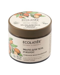 GREEN Мыло для тела и волос Глубокое восстановление ORGANIC ARGANA 350 Ecolatier