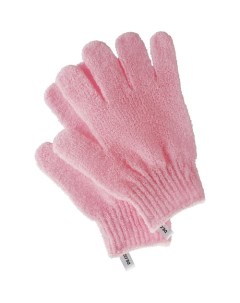 Перчатки для душа отшелушивающие розовые Deco.