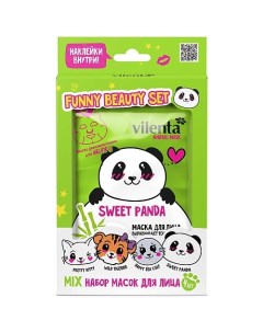 Набор масок для лица ANIMAL MASK SWEET PANDA Vilenta