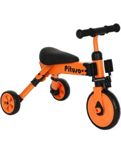 Велосипед трехколесный Букашка складной оранжевый AS003 Pituso