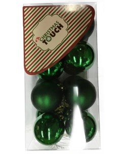 Набор шаров ел ТМ 4 см 16 шт зеленый п п арт N3 4016AB Christmas touch