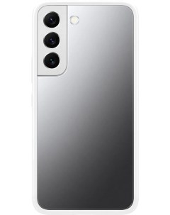 Чехол для телефона Frame Cover для S22 прозрачный с белой рамкой Samsung