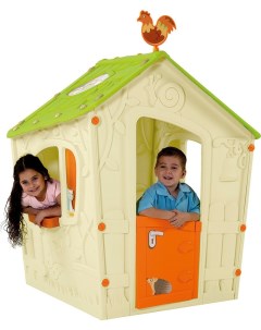 Игровой домик Magic Play House бежевый зеленый 231601 Keter