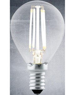 Светодиодная лампа P45 4W E14 2700K 350lm филаментная прозрачный 11499 Eglo