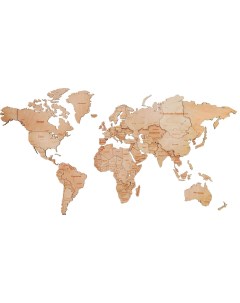 Панно Карта мира XL 3143 Woodary