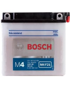 Аккумулятор M4F YB7L B 507012004 7 А ч 0092M4F210 Bosch