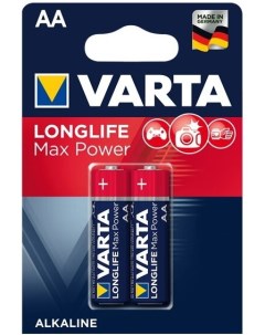 Батарейка аккумулятор зарядное MAX T LONGLIFE MAX P AA BLI 2 Varta