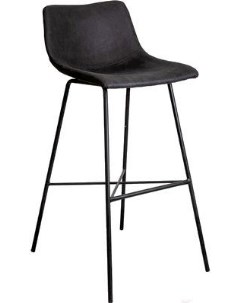Барный стул Kansas черная ткань черная нить Седия