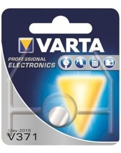 Батарейка аккумулятор зарядное V 371 BLI 1 Varta