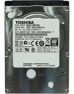 Жесткий диск MQ01ABF 500GB MQ01ABF050 Toshiba