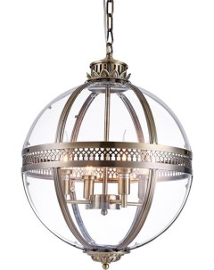 Подвесная люстра Подвесной светильник Residential A Brass 3 KM0115P 3S antique brass Delight collection