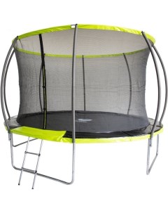 Батут Green inside 10 ft 312 см Extreme 3 опоры с защитной сеткой и лестницей Fitness trampoline