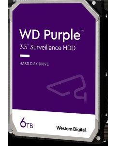 Жесткий диск 6TB Purple 62PURX Wd