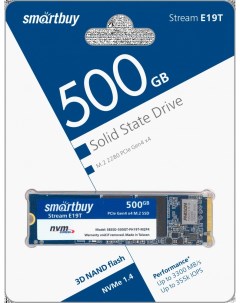 SSD диск M 2 500Gb Impact E19T SBSSD 500GT PH19T M2P4 Smartbuy