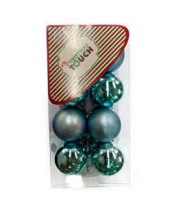 Набор шаров 16 шт 4 см голубой N3 4016AB Christmas touch