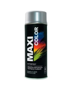 Эмаль аэрозольная серебристая 400мл Maxi color