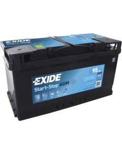 Автомобильный аккумулятор Start Stop AGM EK950 95 А ч Exide
