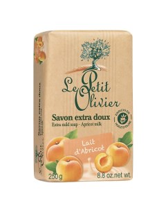 Мыло экстра мягкое молочко Абрикоса Le petit olivier