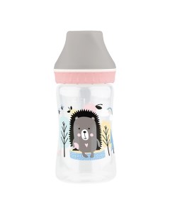 Бутылочка для кормления с молочной соской с клапаном широким горлом с рождения Lubby