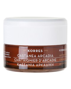 Дневной укрепляющий крем против морщин для нормальной и комбинированной кожи Castanea Arcadia Korres