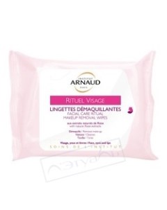 ARNAUD Салфетки для снятия макияжа с розовой водой Arnaud paris