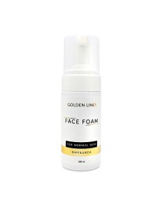 Пенка мусс для умывания чувствительной кожи Face Foam For Normal Skin 100 Golden lines