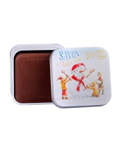 Мыло c шоколадом Снеговик 100 La savonnerie de nyons