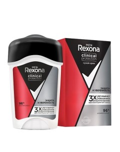 Антиперспирант дезодорант крем Защита и Уверенность Men Clinical Protection Rexona