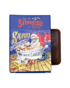 Гостевое мыло с хлебом с пряностями Дед Мороз в ванной 25 La savonnerie de nyons
