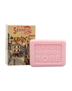 Гостевое мыло с розой Монмартр 25 La savonnerie de nyons