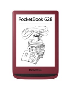 Электронная книга 628 красный Pocketbook