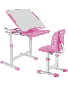 Парта стул Piccolino III розовый Fun desk