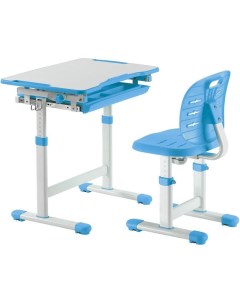 Парта стул Piccolino III голубой Fun desk