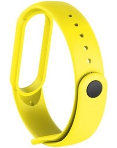 Сменный браслет для Xiaomi Mi Band 5 6 желтый Bingo