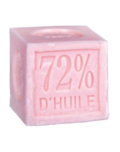 Марсельское мыло в форме куба с розой 100 La savonnerie de nyons