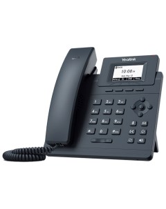 Телефон IP SIP T30P черный SIP T30P WITHOUT PSU Yealink