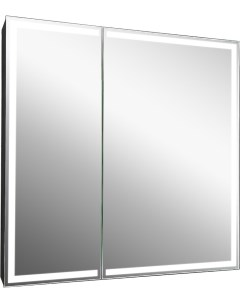 Зеркало шкаф Mirror Box LED 100х80 МВК051 Континент