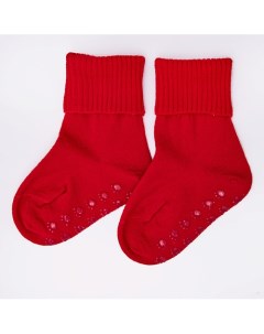 Носки для младенцев Красные Со стоперами Wool&cotton