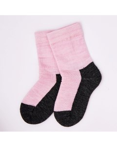 Носки детские термо Розово серые Multifunctional Wool&cotton