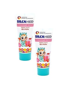 Зубная паста детская 2 Клубничный йогурт 65 Silcamed