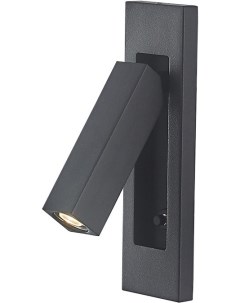 Бра WALL READING LIGHT RECESSED 3W Black 6821 Mantra