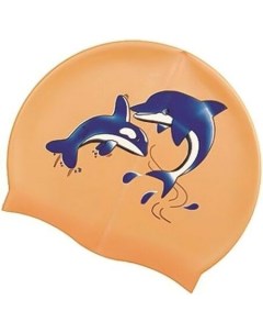 Шапочка для плавания PSC401 оранжевый Atemi