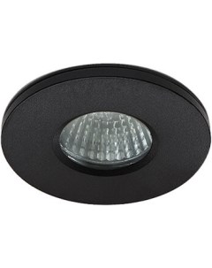 Влагозащищенный светильник QSO 006L черный светильник встраиваемый QSO 006L BLACK Italline